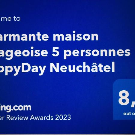 Charmante Maison Villageoise 5 Personnes Happyday Neuchatel Saint-Blaise Екстер'єр фото