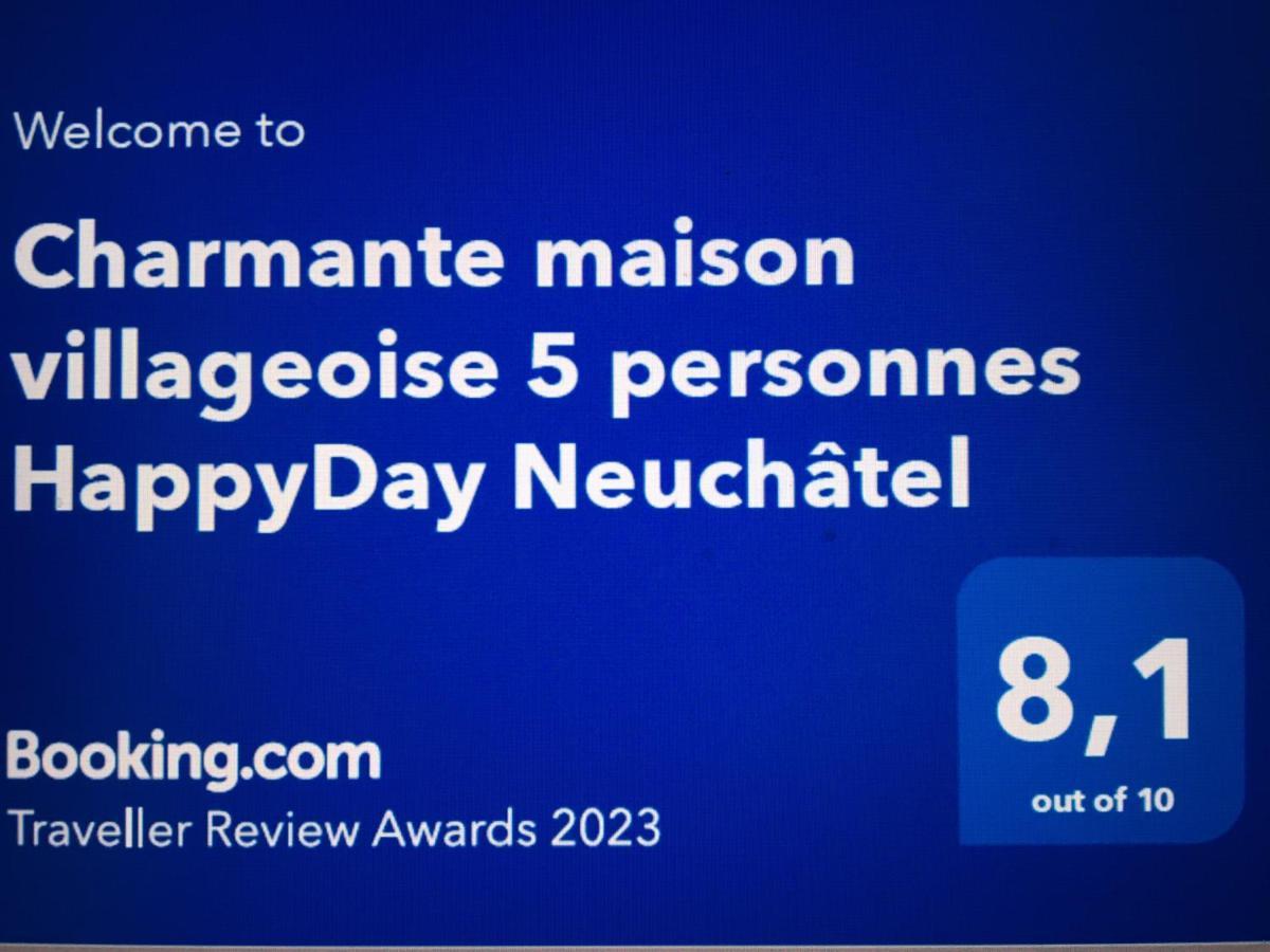 Charmante Maison Villageoise 5 Personnes Happyday Neuchatel Saint-Blaise Екстер'єр фото